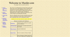 Desktop Screenshot of murder.com