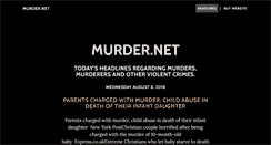 Desktop Screenshot of murder.net