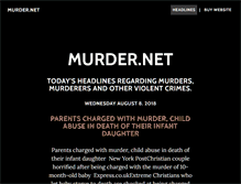Tablet Screenshot of murder.net